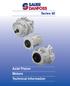 Series 90. Axial Piston Motors Technical Information