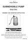 SUBMERSIBLE PUMP. Model ASSEMBLY AND OPERATING INSTRUCTIONS