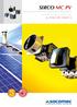 SIRCO MC PV. Disconnect switches for photovoltaic applications up to 45 A, up to 1000 Vdc UL 508i & IEC