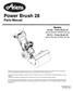 Power Brush 28 Parts Manual