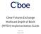 Cboe Futures Exchange Multicast Depth of Book (PITCH) Implementation Guide. Version 1.0.1
