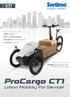 ProCargo CT1. Urban Mobility For Service! urban mobility. cost and time savings. innovative tilting technology. no license required