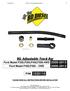 BD Adjustable Track Bar. Ford Model F250,F350,F450,F550-4WD Ford Model F450,F550 2WD P/N#