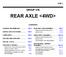REAR AXLE <4WD> GROUP 27B 27B-1 CONTENTS REAR AXLE HUB ASSEMBLY... 27B-8 GENERAL INFORMATION... 27B-2 SERVICE SPECIFICATIONS...