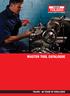 MASTER TOOL CATALOGUE TOLEDO - 60 YEARS OF EXCELLENCE