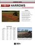 HARROWS HARROW CARTS. HDL Series Forward Fold Cart. Features. Specifications. 8 bars for superior leveling. Fully flexible harrow sections.