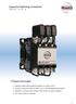 Capacitor Switching Contactors Type K3...-A, K3...-K