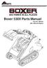 Boxer 530X Parts Manual