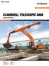 CLAMSHELL TELESCOPIC ARM