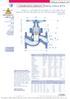 Piston valves KVN. KVN PN 40 DN material code VI, VIII, Xc