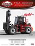 Articulated 4-Wheel Drive 24-in. Load Center Forklift