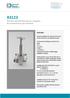 R3123. Stainless steel AISI 316L pressure regulator, for compressed air, gas and liquid FEATURES