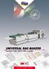 UNIVERSAL BAG MAKERS. Available in 800, 1000 & 1200 mm widths