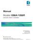 Manual Models 1266 A /1266 R