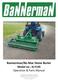 Bannerman/Re-Mac Stone Burier Model no.: IS-F145 Operation & Parts Manual