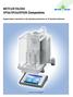 METTLER TOLEDO XP56/XP26/XP505 Comparators. Supplementary Instructions to the Operating Instructions for XP Analytical Balances