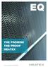 THE PROMISE THE PROOF HEATEX AIR-TO-AIR HEAT EXCHANGERS