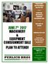 JUNE 7 TH 2017 MACHINERY & EQUIPMENT CONSIGNMENT SALE