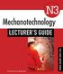 Mechanotechnology N3 Lecturer s Guide