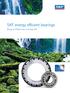 SKF energy efficient bearings