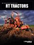 DITCH WITCH RT55, RT40, RT36 RT TRACTORS