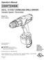 3/8 in., 12 VOLT CORDLESS DRILL-DRIVER Variable Speed / Reversible