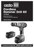 Cordless Hammer Drill Kit