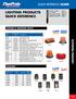 LIGHTING PRODUCTS QUICK REFERENCE