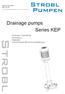 Drainage pumps Series KEP