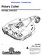 Rotary Cutter RCF2060 & RCF P Parts Manual. Copyright 2018 Printed 07/10/18