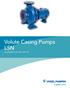 Volute Casing Pumps LSN. according to iso 2828 / ISO 5199