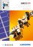 SIRCO PV. Load break and Isolation switches for photovoltaic applications from 100 to 3200 A, up to 1500 VDC IEC/IS