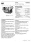 3516B SPECIFICATIONS. Lube System. gear type oil pump, gear type scavenge oil pump Dual Caterpillar A-III electronic engine control, Mounting System