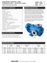 UNIVERSAL PRODUCT LINE: STAINLESS STEEL JACKETED PUMPS TABLE OF CONTENTS SERIES DESCRIPTION RELATED PRODUCTS OPERATING RANGE
