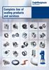 Complete line of sealing products and services