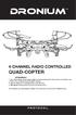 4-CHANNEL RADIO CONTROLLED QUAD-COPTER