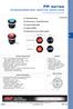 FP series Fully illuminated pushbutton switches - bushing Ø 24 mm - momentary or latching