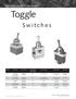 Switches. SERIES FEATURE ACTUATION MAX RATING SEAL RATING MOUNTING CIRCUITRY 115VAC, 28VDC)