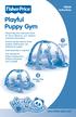 Playful Puppy Gym. H8268 Instructions.