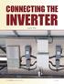 CONNECTING INVERTER. by John Wiles