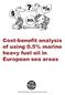 Cost-benefit analysis of using 0.5% marine heavy fuel oil in European sea areas