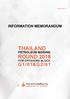 Attachment 4 THAILAND PETROLEUM BIDDING ROUND 2018 FOR OFFSHORE BLOCK