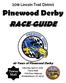 2018 Lincoln Trail District. Pinewood Derby RACE GUIDE. 65 Years of Pinewood Derby