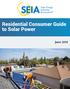 Residential Consumer Guide to Solar Power