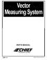 Vector Measuring System PARTS MANUAL