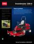 Groundsmaster 3280-D SMALL AREA ROTARY MOWER