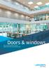 Doors & windows. Non-insulated profile systems made from steel and stainless steel