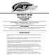 RZR Lift Kit. Polaris RZR Part #: Rev