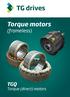 Torque motors. (frameless) TGQ Torque (direct) motors