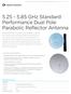 GHz Standard Performance Dual Pole Parabolic Reflector Antenna